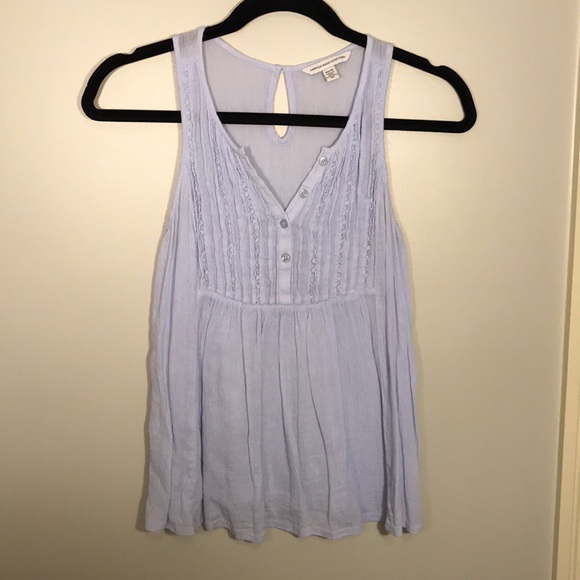 American Eagle Outfitters Tops - Baby Blue Tank🐳